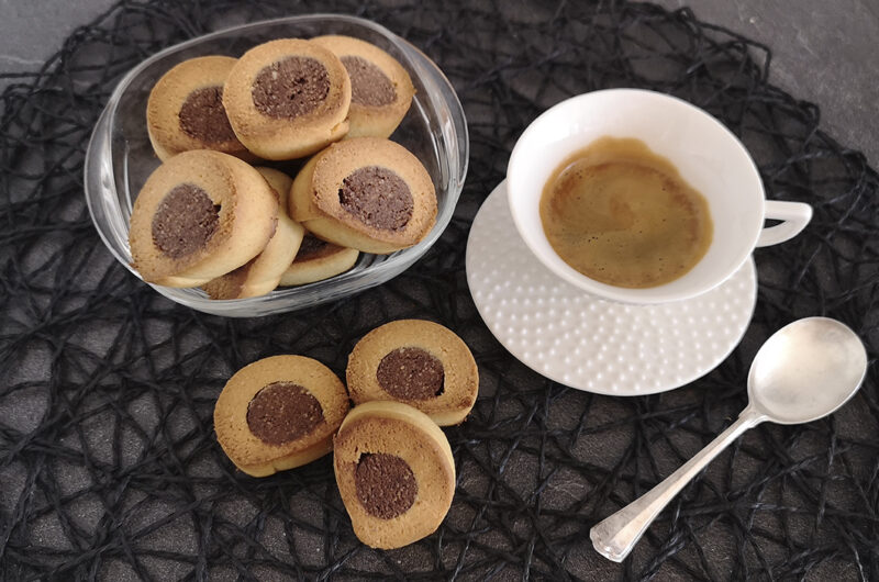 Biscotti Di Pasta Frolla Bicolore Da Inzuppo Video Ricetta