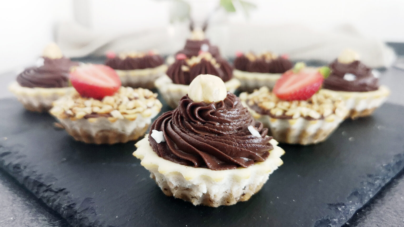 Mini cheesecake cupcake chetogeniche