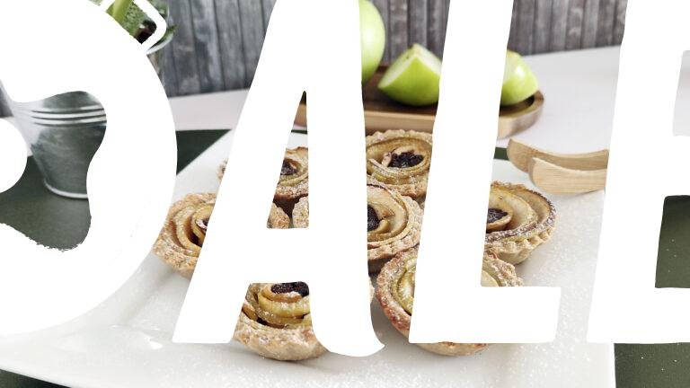 Cestini di frolla con le mele low carb