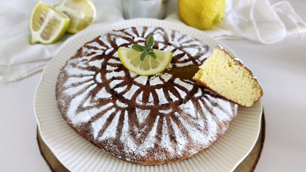 Torta Caprese al limone chetogenica