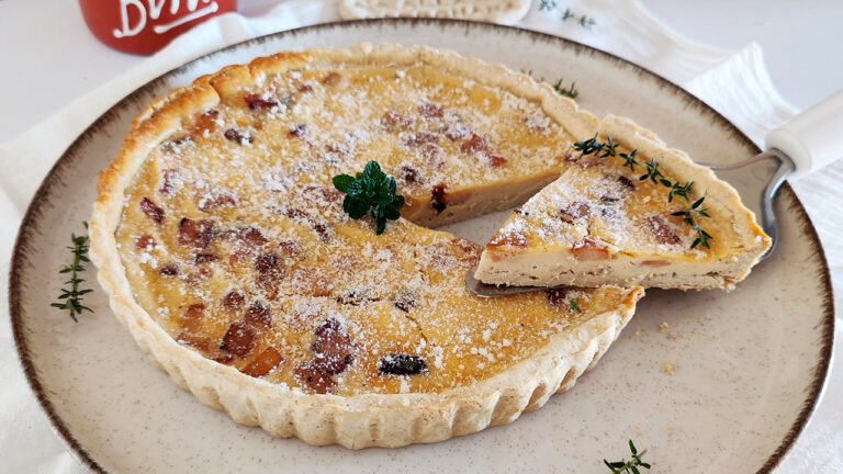 Quiche alla Carbonara chetogenica Quiche Carbonara chetogenica