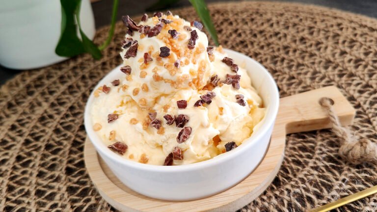 Gelato keto allo zabaglione