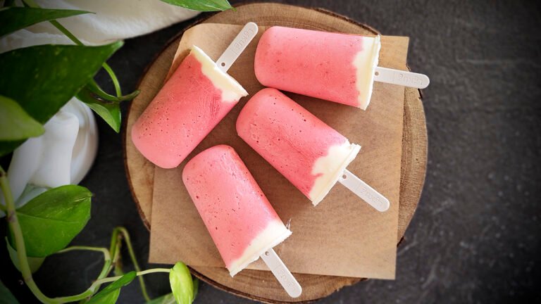 Gelato keto tipo Fior di fragola