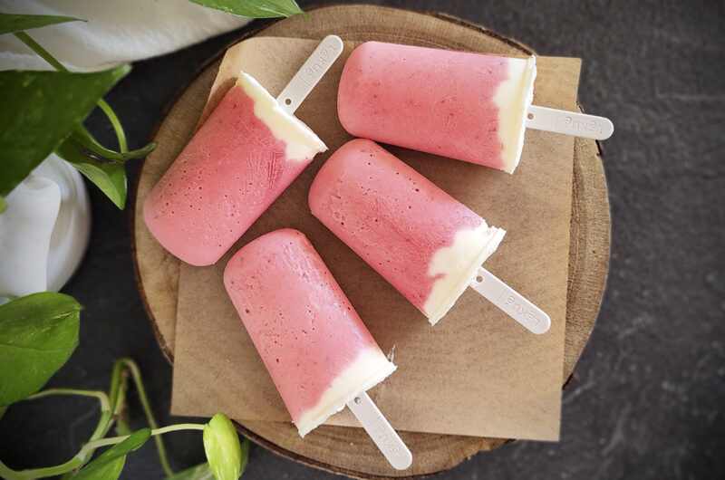 Gelato keto tipo Fior di fragola