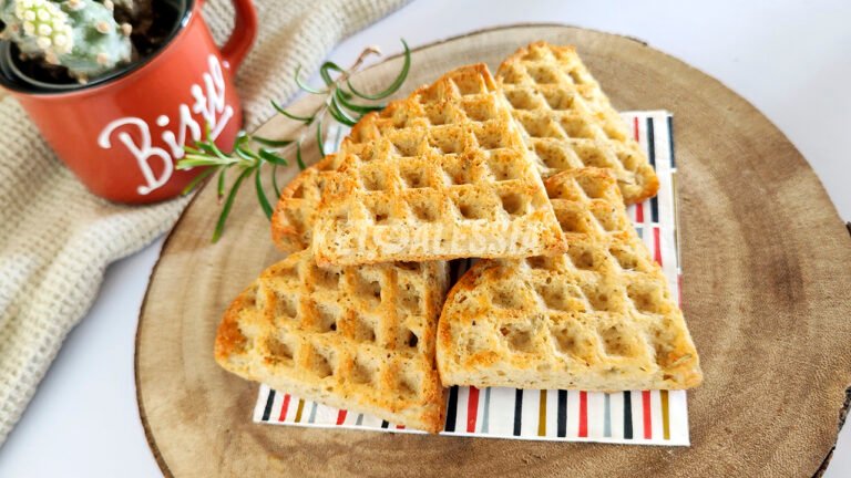Waffle keto salati in friggitrice ad aria