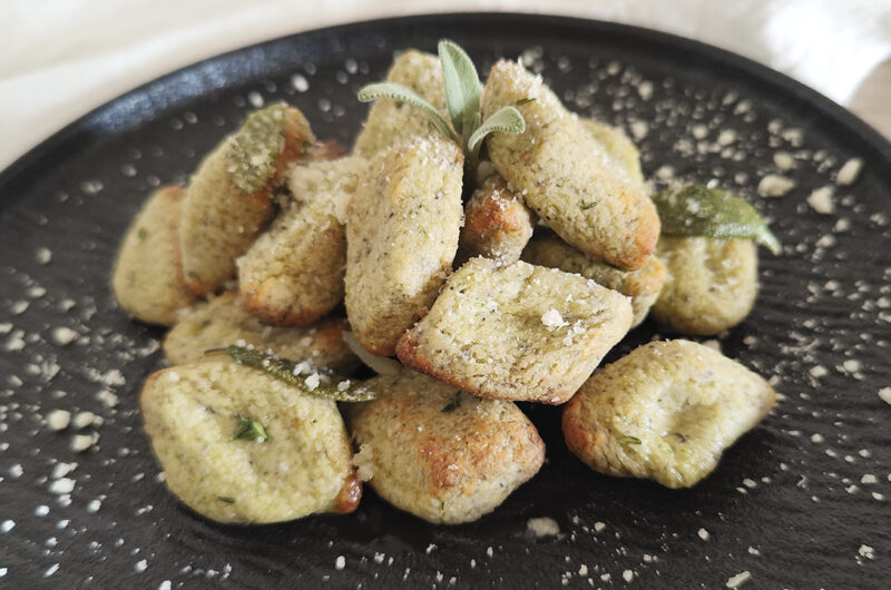 Gnocchi di zucchine chetogenici