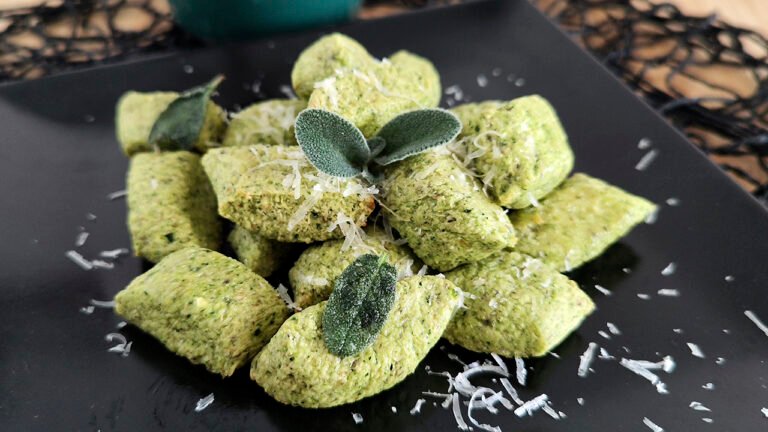 Gnocchi di zucchine chetogenici