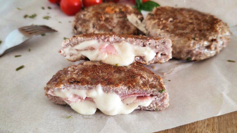 Hamburger keto filanti Hamburger keto filanti
