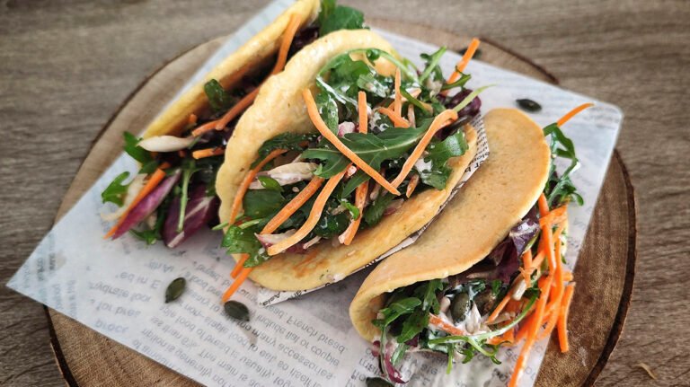 Tacos di pollo keto: solo 3 ingredienti senza farina Tacos di pollo keto
