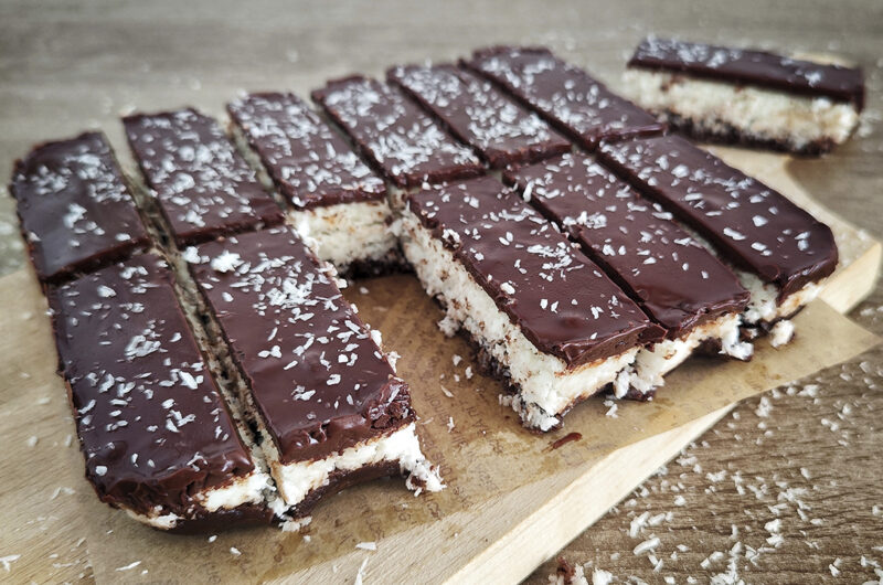 Barrette keto cocco e cioccolato