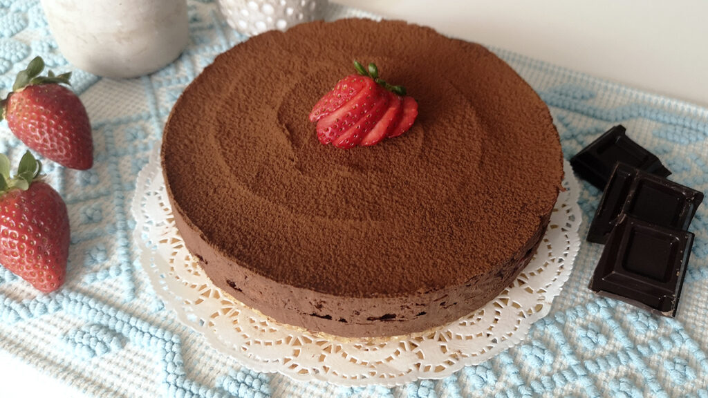 Cheesecake keto al cioccolato