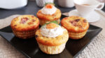 Muffin salati keto al salmone