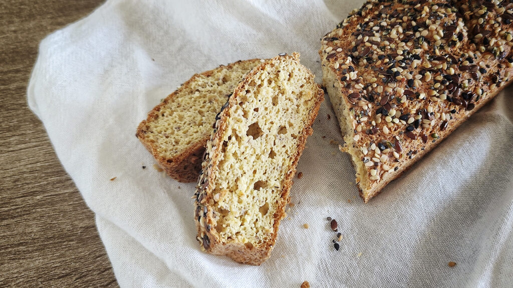 Pane keto con farina di lupini