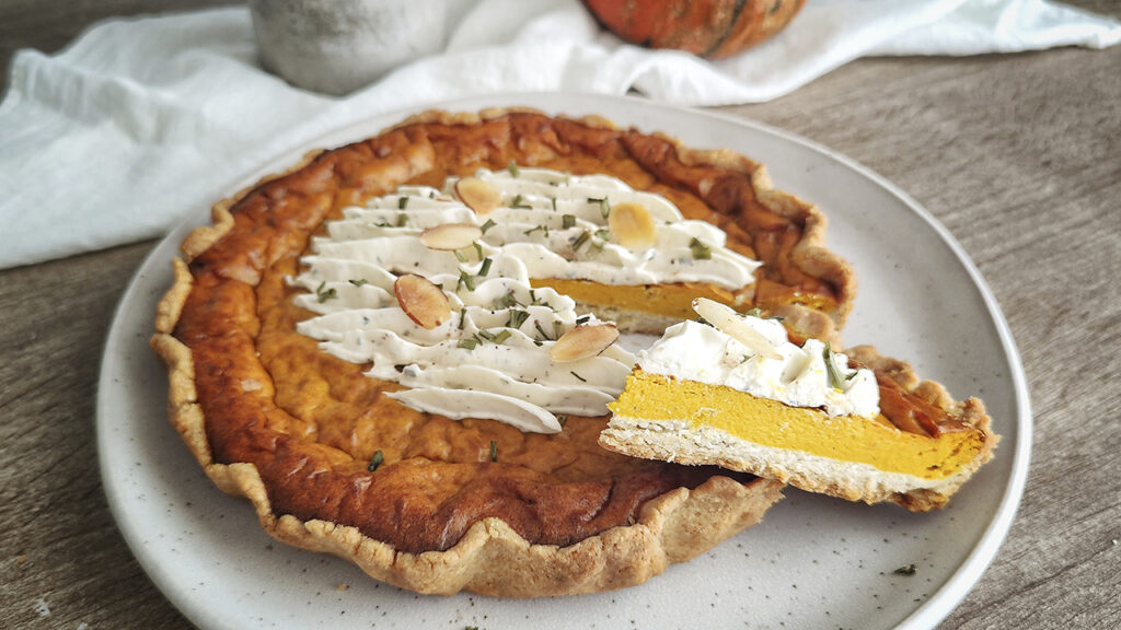 Pumpkin Pie Keto in versione salata