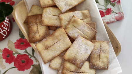 Chiacchiere al forno chetogeniche