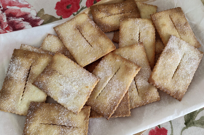 Chiacchiere al forno chetogeniche
