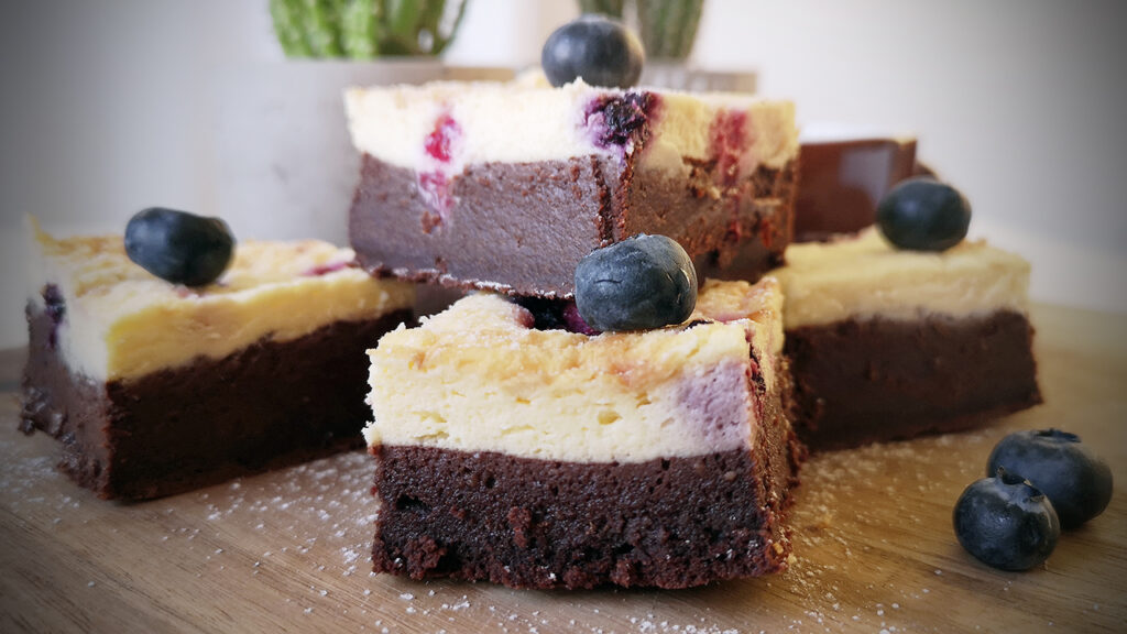 Brownies Cheesecake Keto