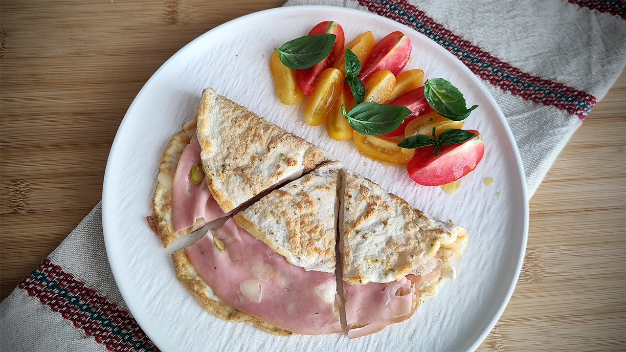 Piadina di albumi keto senza glutine