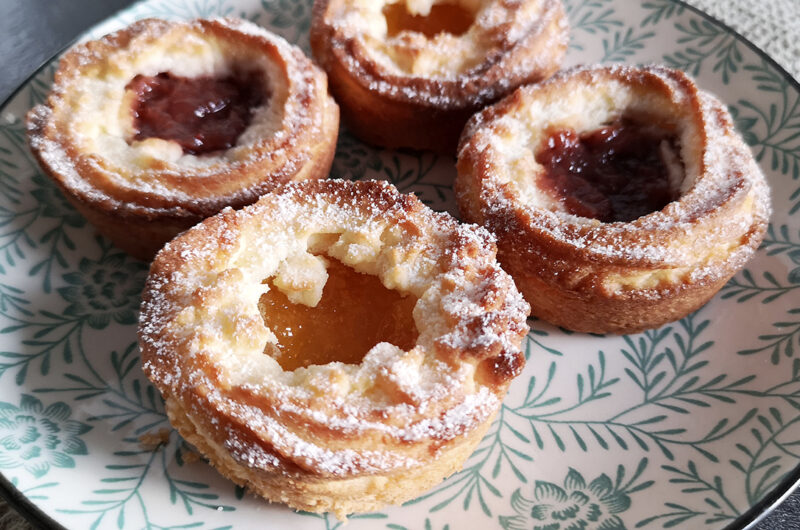 Crostatine keto di pasta frolla montata