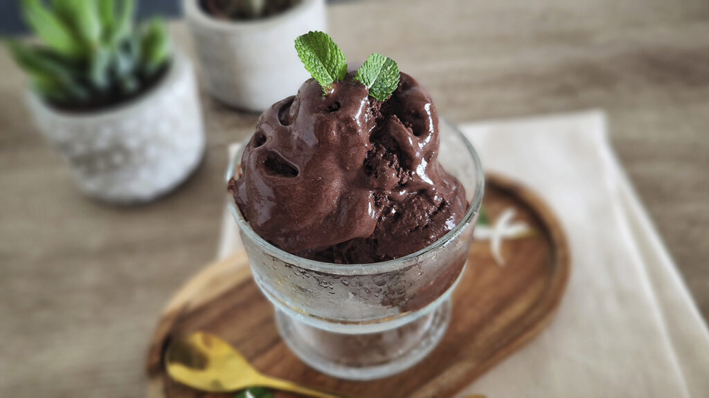 Granita al cioccolato chetogenica