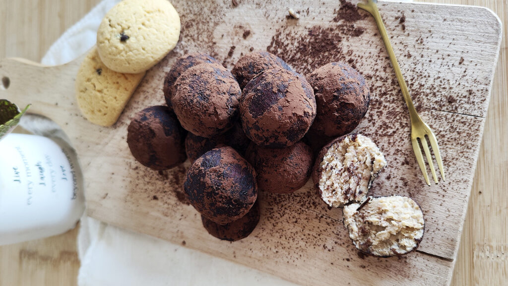 Tartufi keto al caffè