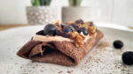 Crepes keto estiva al cacao