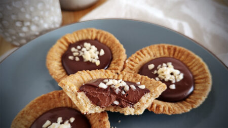 Crostatine keto estive al cioccolato
