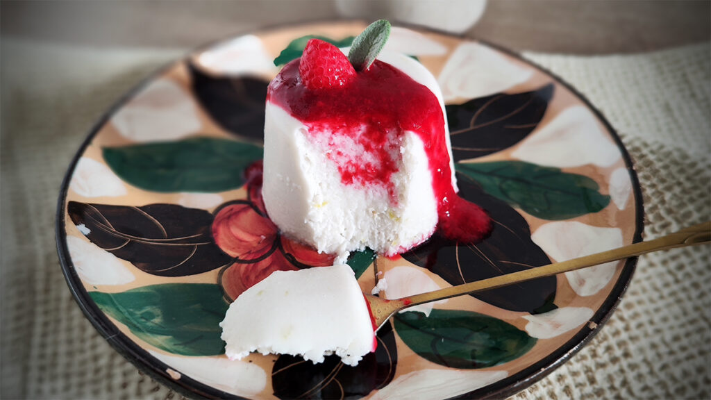Dolce chetogenico estivo al cocco
