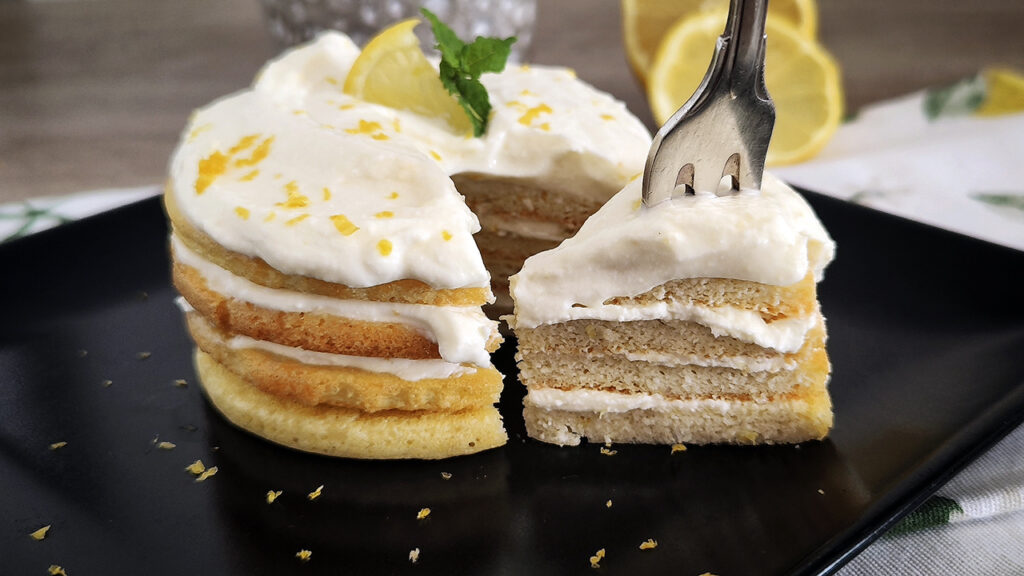 Pancake tiramisù keto al limone
