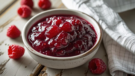 Marmellata ai lamponi chetogenica