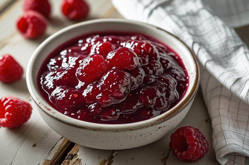 Marmellata ai lamponi chetogenica: ricetta senza zucchero