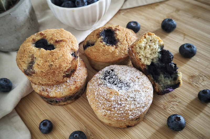 Muffin keto ai mirtilli