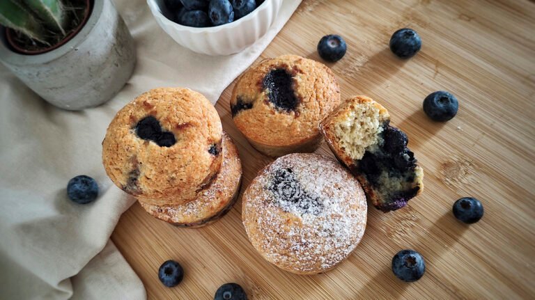 Muffin keto ai mirtilli