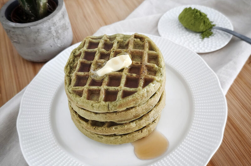 Pancake keto al matcha zero carboidrati