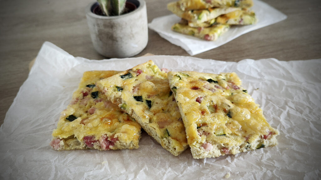 Pancake keto salato al forno