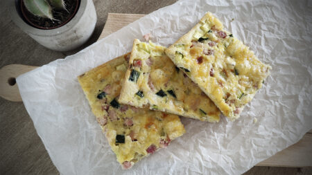 Pancake keto salato al forno