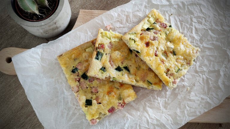 Pancake keto salato al forno