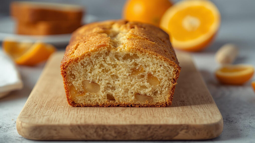 Plumcake low carb mele e arancia senza glutine