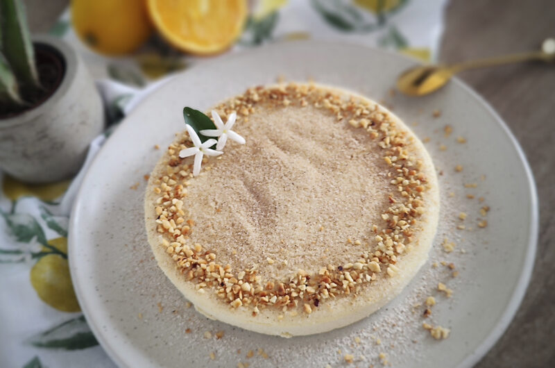 Torta di ricotta chetogenica al vapore