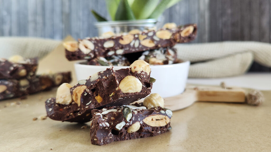 Torrone keto al cioccolato