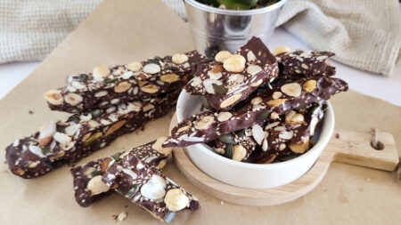 Torrone keto al cioccolato