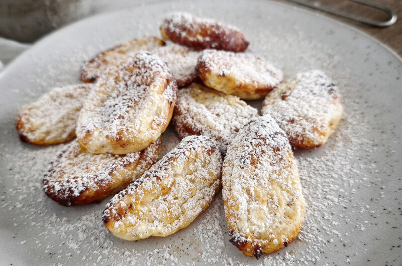 Frittelle di ricotta keto senza farina in friggitrice ad aria