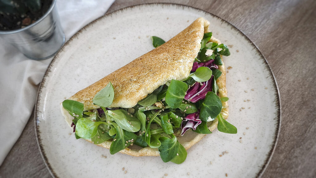 Hai solo 2 uova? Guarda come preparo una base keto soffice in 10 minuti! Pranzo keto furbo base proteica