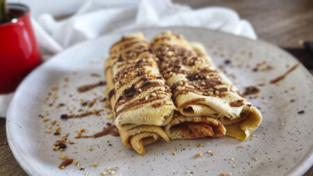 Crepes alla banana low carb 2 ingredienti senza farina