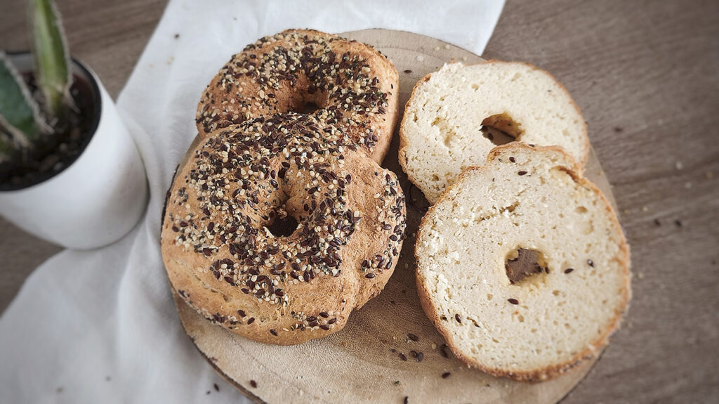 Pane keto alla mozzarella in friggitrice ad aria