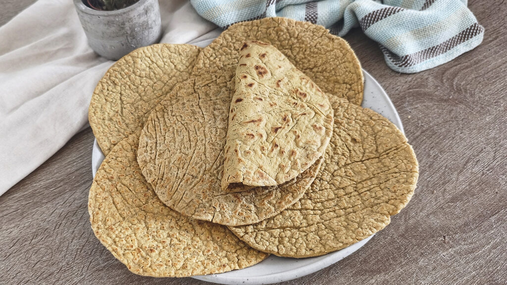 Tortillas keto senza glutine