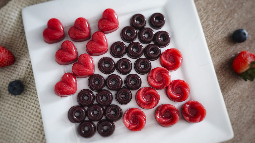 Caramelle gommose keto alla frutta con 3 ingredienti Caramelle gommose keto alla frutta