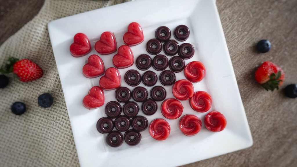 Caramelle gommose keto alla frutta
