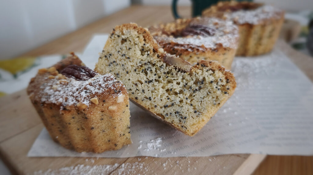 Muffin keto al limone in friggitrice ad aria